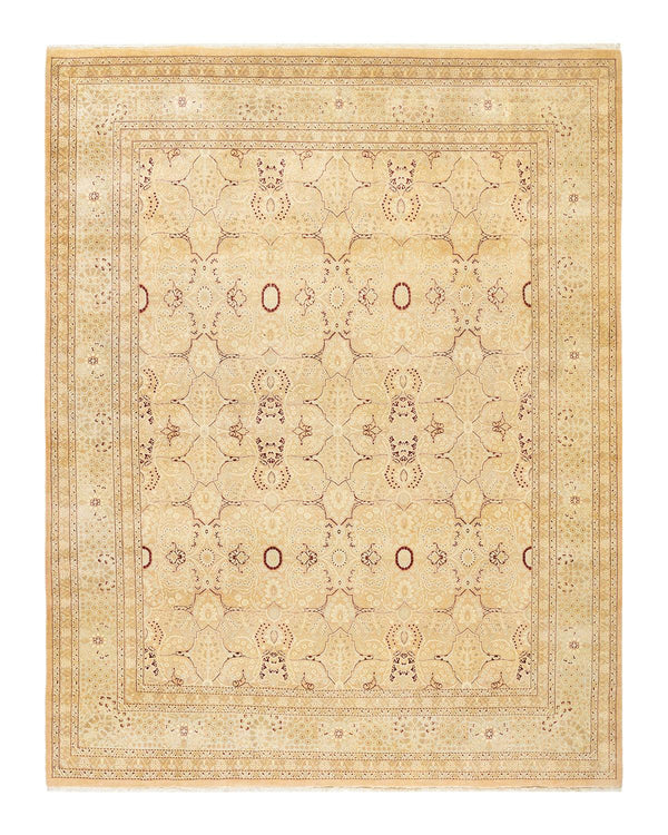 One-of-a-Kind Imported Hand-knotted Area Rug  - Beige, 8' 2" x 10' 6" - Modern Rug Importers