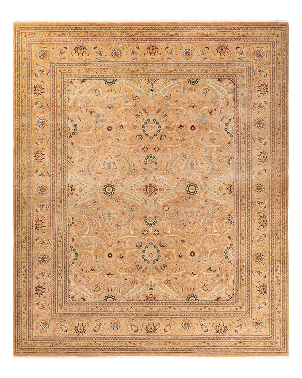 One-of-a-Kind Imported Hand-Knotted Area Rug  - Beige, 8' 3" x 10' 2" - Modern Rug Importers