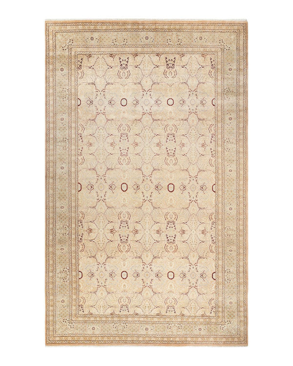 One-of-a-Kind Imported Hand-knotted Area Rug  - Beige,  8' 3" x 13' 4" - Modern Rug Importers