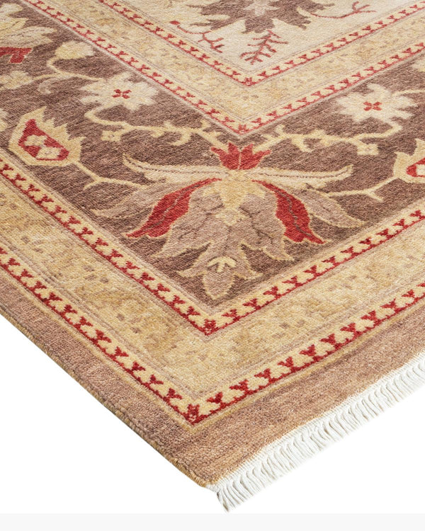 One-of-a-Kind Imported Hand-knotted Area Rug  - Beige, 9' 4" x 12' 2" - Modern Rug Importers