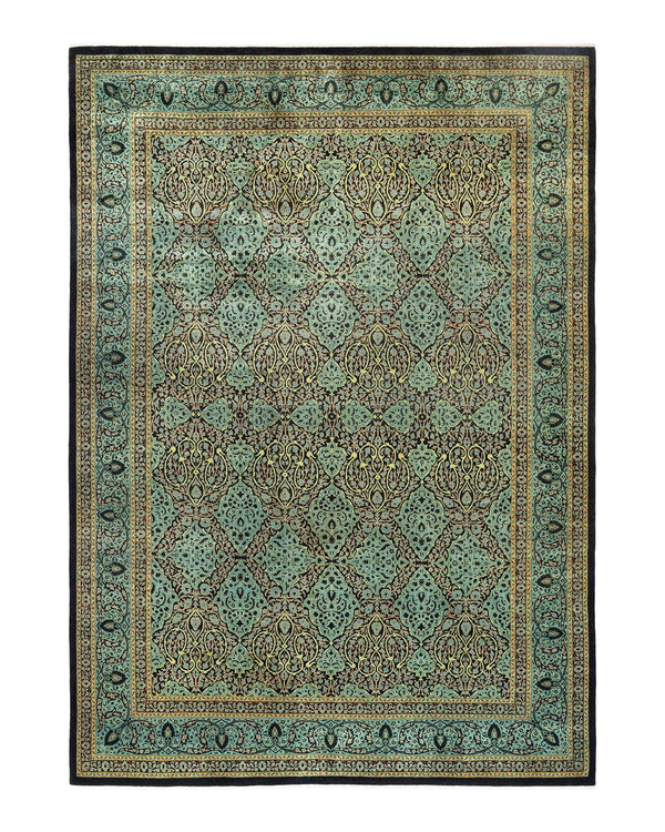 One-of-a-Kind Imported Hand-knotted Area Rug  - Black, 10' 0" x 14' 4" - Modern Rug Importers