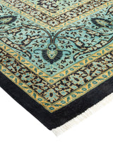 One-of-a-Kind Imported Hand-knotted Area Rug  - Black, 10' 0" x 14' 4" - Modern Rug Importers