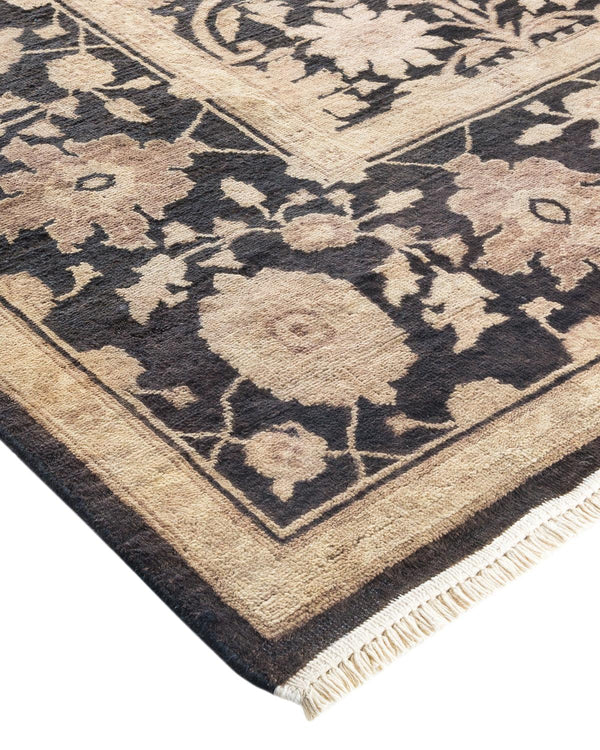 One-of-a-Kind Imported Hand-knotted Area Rug  - Black, 6' 0" x 15' 10" - Modern Rug Importers