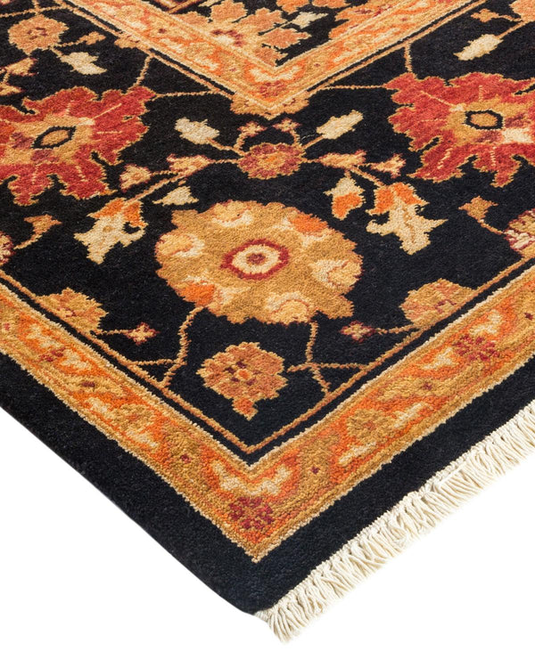 One-of-a-Kind Imported Hand-knotted Area Rug  - Black, 6' 1" x 8' 7" - Modern Rug Importers