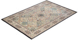 One-of-a-Kind Imported Hand-knotted Area Rug  - Black, 6' 8" x 9' 10" - Modern Rug Importers