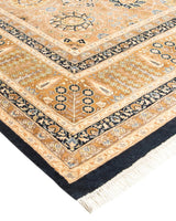 One-of-a-Kind Imported Hand-knotted Area Rug  - Black,  7' 10" x 10' 7" - Modern Rug Importers