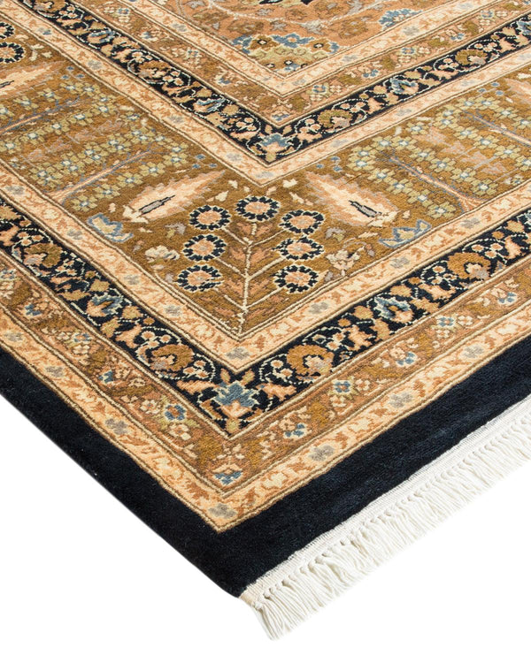 One-of-a-Kind Imported Hand-knotted Area Rug  - Black,  8' 1" x 10' 2" - Modern Rug Importers