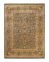 One-of-a-Kind Imported Hand-knotted Area Rug  - Black,  9' 0" x 12' 1" - Modern Rug Importers