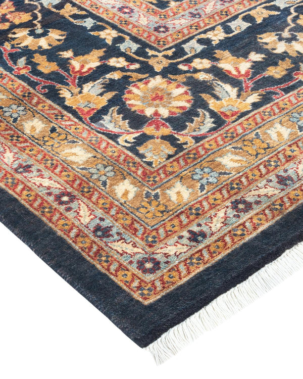 One-of-a-Kind Imported Hand-knotted Area Rug  - Black, 9' 1" x 12' 1" - Modern Rug Importers