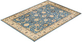 One-of-a-Kind Imported Hand-knotted Area Rug  - Blue,  10' 3" x 14' 3" - Modern Rug Importers