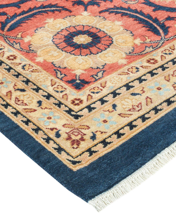 One-of-a-Kind Imported Hand-knotted Area Rug  - Blue, 12' 1" x 17' 4" - Modern Rug Importers