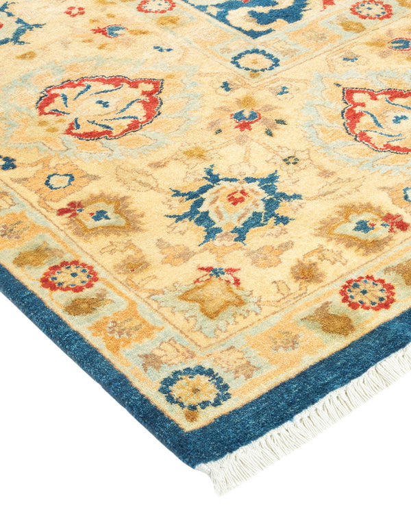 One-of-a-Kind Imported Hand-knotted Area Rug  - Blue, 5' 10" x 9' 3" - Modern Rug Importers