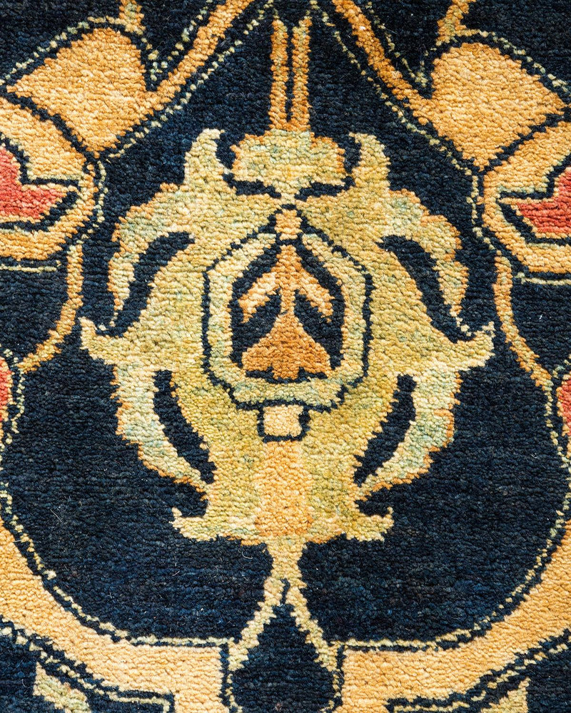 One-of-a-Kind Imported Hand-knotted Area Rug  - Blue, 6' 0" x 8' 9" - Modern Rug Importers