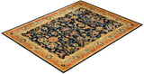 One-of-a-Kind Imported Hand-knotted Area Rug  - Blue, 6' 0" x 8' 9" - Modern Rug Importers