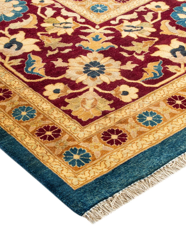 One-of-a-Kind Imported Hand-knotted Area Rug  - Blue, 8' 1" x 10' 7" - Modern Rug Importers