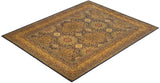 One-of-a-Kind Imported Hand-Knotted Area Rug  - Blue,  8' 1" x 9' 10" - Modern Rug Importers