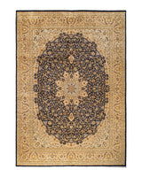 One-of-a-Kind Imported Hand-knotted Area Rug  - Blue, 9' 10" x 14' 2" - Modern Rug Importers