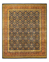 One-of-a-Kind Imported Hand-knotted Area Rug  - Blue, 9' 2" x 10' 9" - Modern Rug Importers