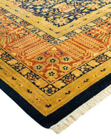 One-of-a-Kind Imported Hand-knotted Area Rug  - Blue, 9' 2" x 10' 9" - Modern Rug Importers