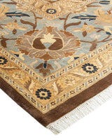 One-of-a-Kind Imported Hand-knotted Area Rug  - Brown, 10' 3" x 13' 9" - Modern Rug Importers