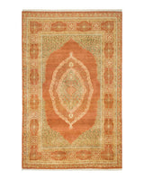 One-of-a-Kind Imported Hand-knotted Area Rug  - Brown, 4' 0" x 6' 1" - Modern Rug Importers