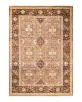 One-of-a-Kind Imported Hand-knotted Area Rug  - Brown, 6' 0" x 8' 7" - Modern Rug Importers
