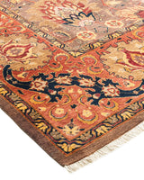 One-of-a-Kind Imported Hand-knotted Area Rug  - Brown, 6' 1" x 6' 1" - Modern Rug Importers