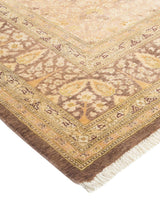 One-of-a-Kind Imported Hand-Knotted Area Rug  - Brown, 6' 2" x 9' 1" - Modern Rug Importers