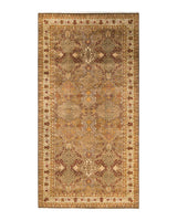 One-of-a-Kind Imported Hand-knotted Area Rug  - Brown, 6' 3" x 12' 2" - Modern Rug Importers