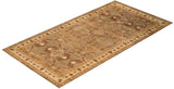 One-of-a-Kind Imported Hand-knotted Area Rug  - Brown, 6' 3" x 12' 2" - Modern Rug Importers