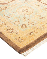 One-of-a-Kind Imported Hand-Knotted Area Rug  - Brown, 8' 4" x 10' 5" - Modern Rug Importers