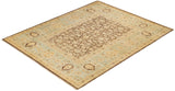 One-of-a-Kind Imported Hand-Knotted Area Rug  - Brown, 8' 4" x 10' 5" - Modern Rug Importers