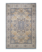 One-of-a-Kind Imported Hand-knotted Area Rug  - Gray, 6' 7" x 9' 10" - Modern Rug Importers