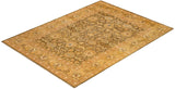 One-of-a-Kind Imported Hand-knotted Area Rug  - Green, 9' 0" x 12' 1" - Modern Rug Importers