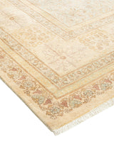 One-of-a-Kind Imported Hand-Knotted Area Rug  - Ivory, 6' 2" x 9' 1" - Modern Rug Importers