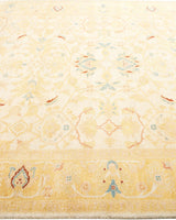 One-of-a-Kind Imported Hand-knotted Area Rug  - Ivory, 6' 4" x 8' 2" - Modern Rug Importers