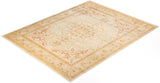One-of-a-Kind Imported Hand-Knotted Area Rug  - Ivory,  8' 3" x 10' 5" - Modern Rug Importers