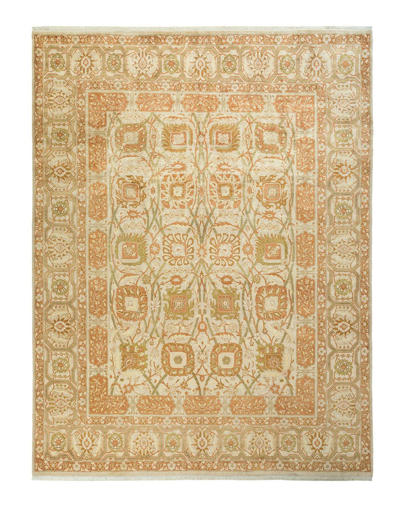 One-of-a-Kind Imported Hand-Knotted Area Rug  - Ivory, 8' 3" x 10' 9" - Modern Rug Importers