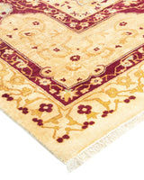 One-of-a-Kind Imported Hand-Knotted Area Rug  - Ivory, 9' 1" x 12' 0" - Modern Rug Importers