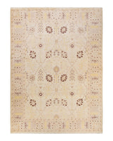 One-of-a-Kind Imported Hand-knotted Area Rug  - Ivory,  9' 3" x 12' 3" - Modern Rug Importers