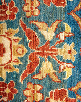 One-of-a-Kind Imported Hand-knotted Area Rug  - Light Blue, 6' 3" x 9' 4" - Modern Rug Importers