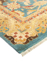 One-of-a-Kind Imported Hand-knotted Area Rug  - Light Blue, 9' 0" x 11' 10" - Modern Rug Importers