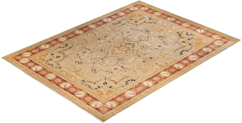 One-of-a-Kind Imported Hand-knotted Area Rug  - Light Gray,  10' 3" x 13' 9" - Modern Rug Importers