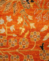 One-of-a-Kind Imported Hand-knotted Area Rug  - Orange, 10' 2" x 14' 7" - Modern Rug Importers