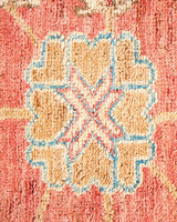 One-of-a-Kind Imported Hand-knotted Area Rug  - Orange, 6' 9" x 11' 4" - Modern Rug Importers