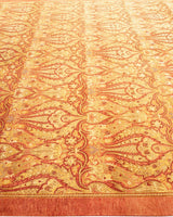 One-of-a-Kind Imported Hand-Knotted Area Rug  - Orange, 8' 0" x 9' 10" - Modern Rug Importers