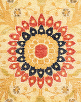 One-of-a-Kind Imported Hand-knotted Area Rug  - Orange,  8' 1" x 10' 8" - Modern Rug Importers