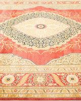 One-of-a-Kind Imported Hand-knotted Area Rug  - Orange,  8' 1" x 10' 8" - Modern Rug Importers