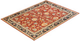 One-of-a-Kind Imported Hand-knotted Area Rug  - Orange,  9' 2" x 12' 5" - Modern Rug Importers