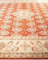 One-of-a-Kind Imported Hand-knotted Area Rug  - Orange, 9' 3" x 12' 3" - Modern Rug Importers